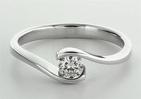 годежни пръстени бяло злато - 81827 варианти